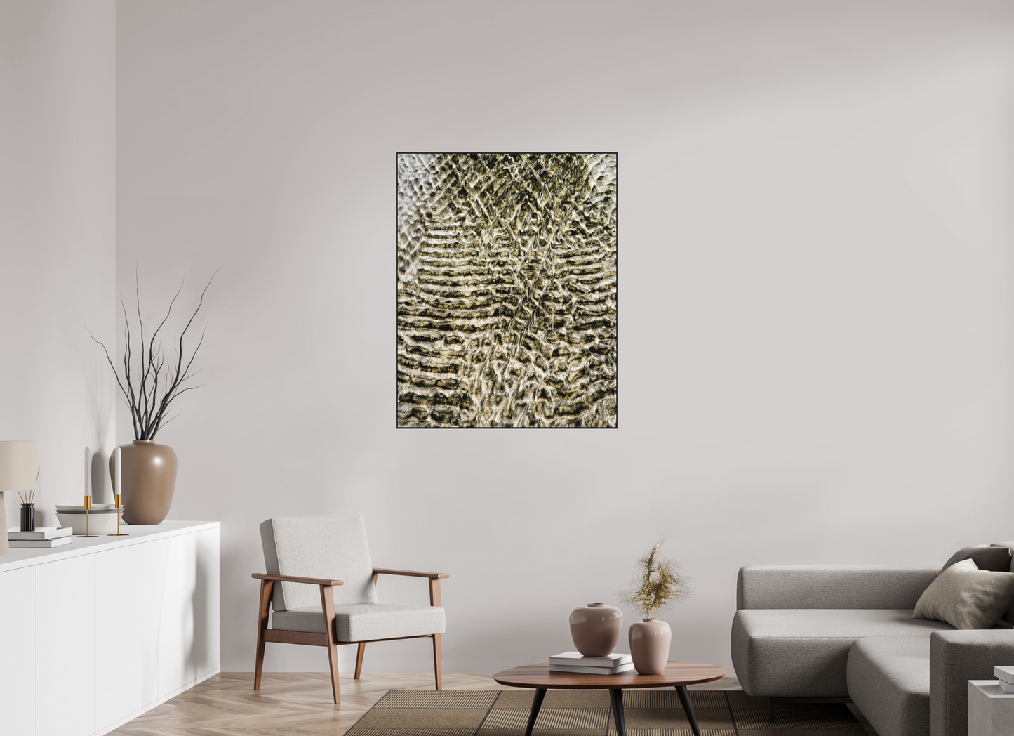 35 x 43.7″, Fine Art Pigment Print under Acrylic Glass 2" By the Sea - Graphic Series No.3