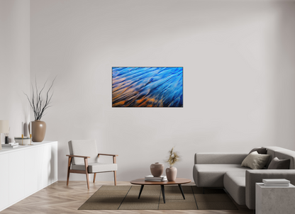 49 x 27.6″, Fine Art Pigment Print under Matte Acrylic Glass in 2" Artbox Frame By the Sea - Bold Color Series No.8