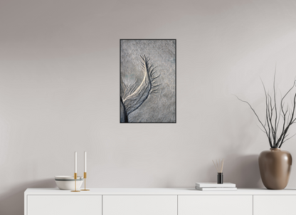 16 x 24″, Fine Art Pigment Print under Matte Acrylic Glass in 1" Artbox Frame By the Sea - Sand Rivers No.3