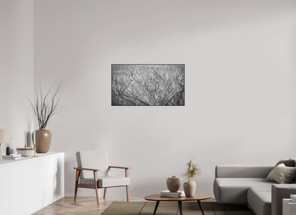 40 x 22.5″, Fine Art Pigment Print under Matte Acrylic Glass in 1" Artbox Frame By the Sea - Sand Rivers Series No.4