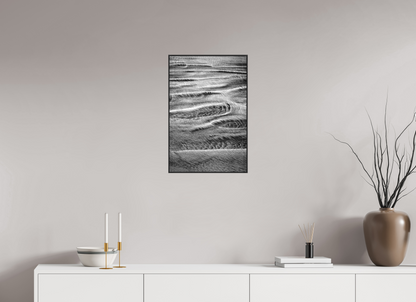 16 x 24″, Fine Art Pigment Print under Matte Acrylic Glass in 1" Artbox Frame By the Sea - B&W Series No.2