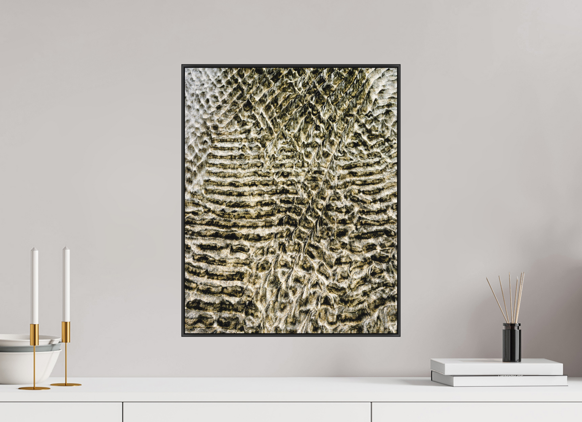 16 x 20″, Fine Art Pigment Print under Matte Acrylic Glass By the Sea - Graphic Series No.3