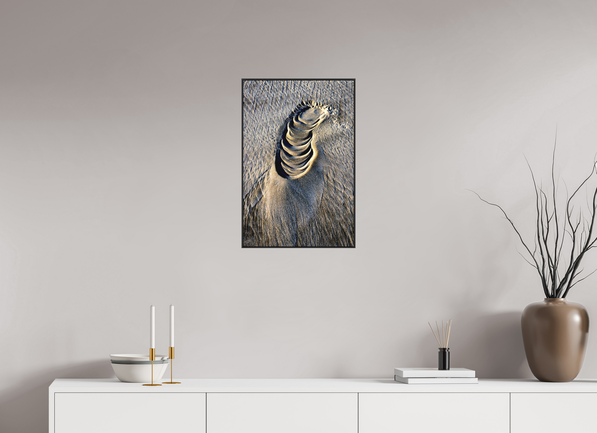 16 x 24″, Fine Art Pigment Print under Matte Acrylic Glass By the Sea - Imprints Series No.2