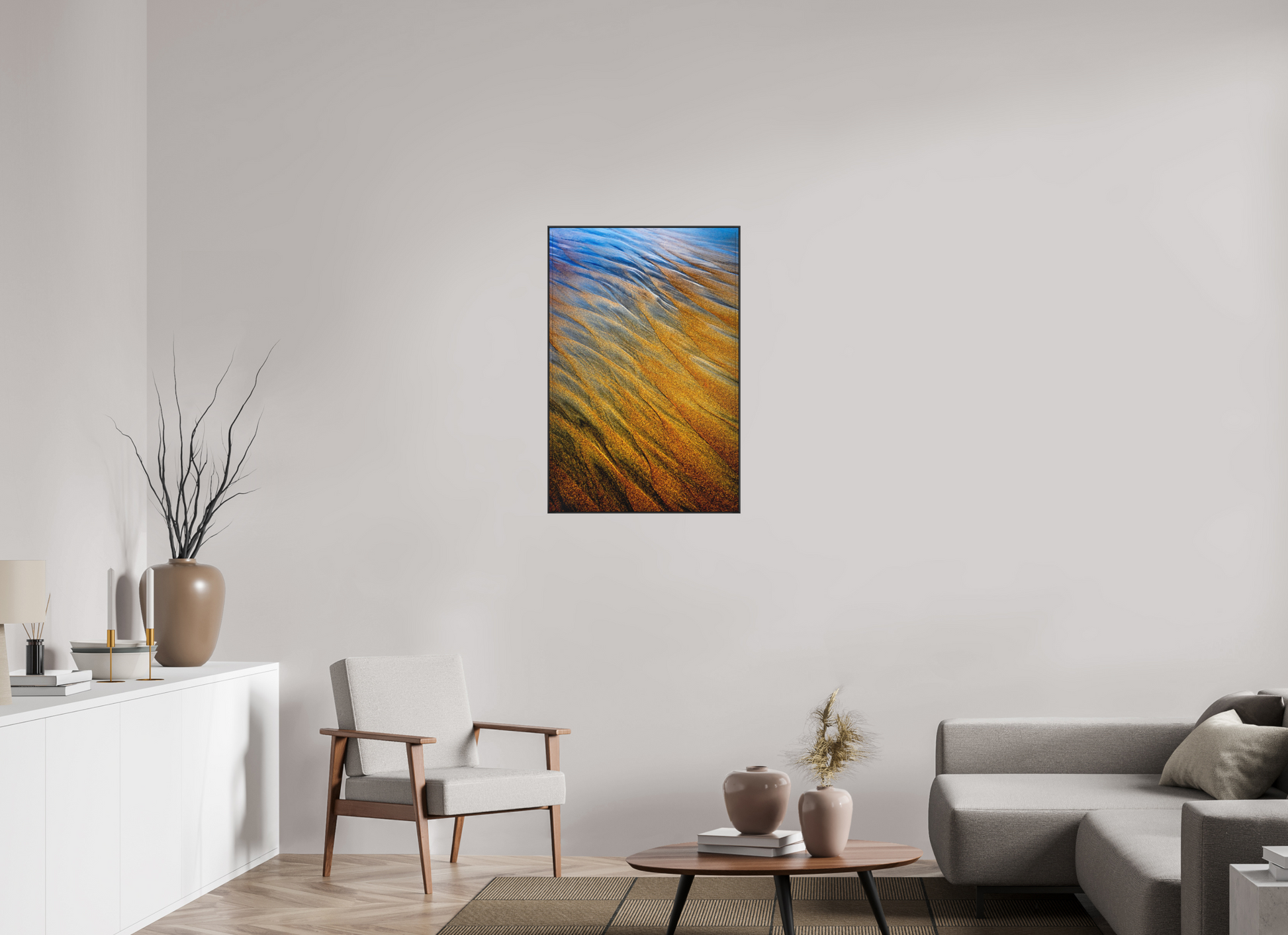 24 x 36″, Fine Art Pigment Print under Matte Acrylic Glass By the Sea - Bold Color Series No.1