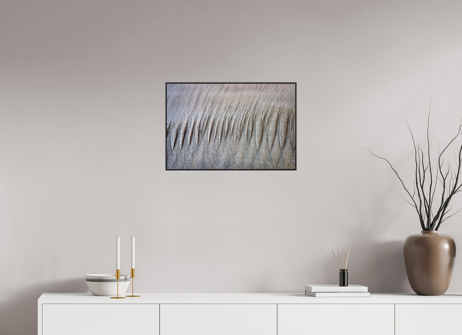 24 x 16″, Fine Art Pigment Print under Matte Acrylic Glass By the Sea - Graphic Series No.1