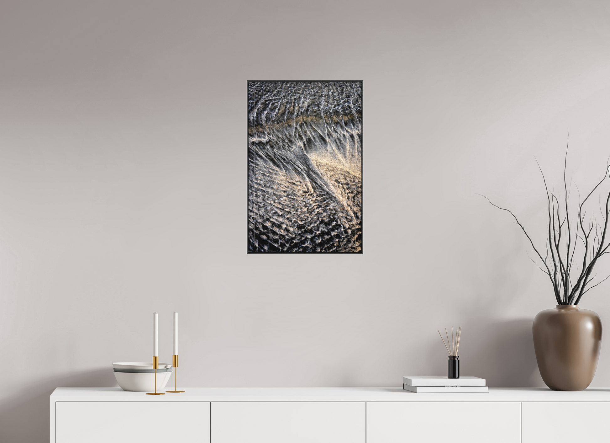16 x 24″, Fine Art Pigment Print under Matte Acrylic Glass By the Sea - Dark Series No.1