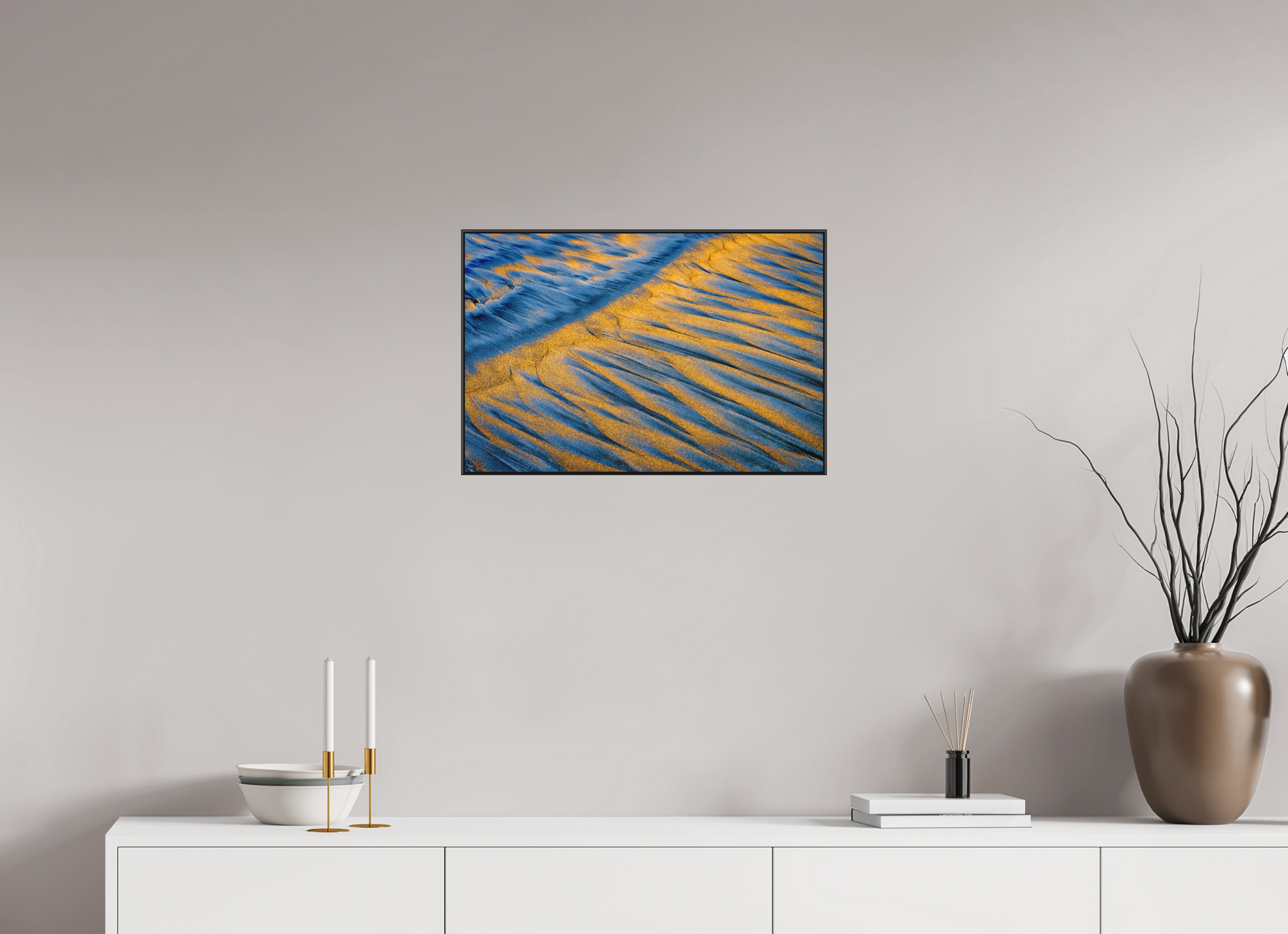 24 x 16″, Fine Art Pigment Print under Matte Acrylic Glass By the Sea - Bold Color Series No.2